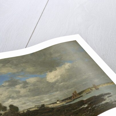 Plougastel, the Ferry Crossing, 1873 by Eugene Louis Boudin