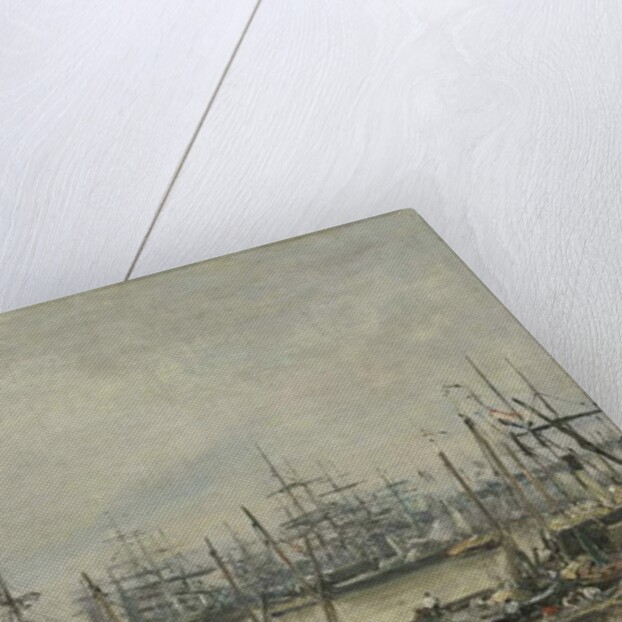 Bordeaux, the Quais, 1874 by Eugene Louis Boudin