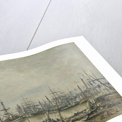 Bordeaux, the Quais, 1874 by Eugene Louis Boudin