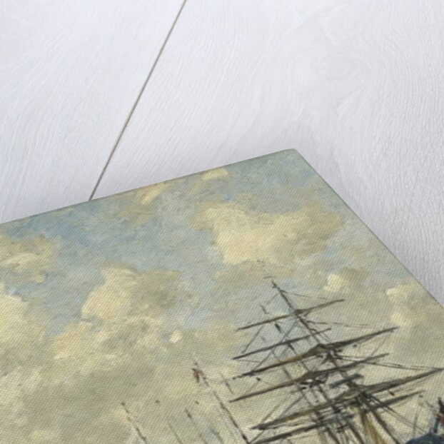 Deauville, the Boat Basin, 1887 by Eugene Louis Boudin