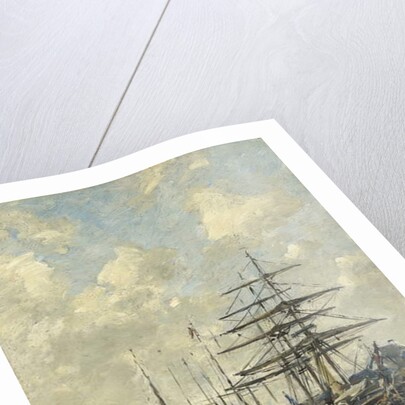 Deauville, the Boat Basin, 1887 by Eugene Louis Boudin