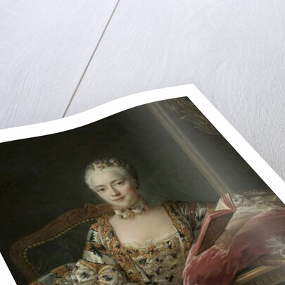 Portrait of the Marquise d'Aguirandes, 1759 by Francois-Hubert Drouais