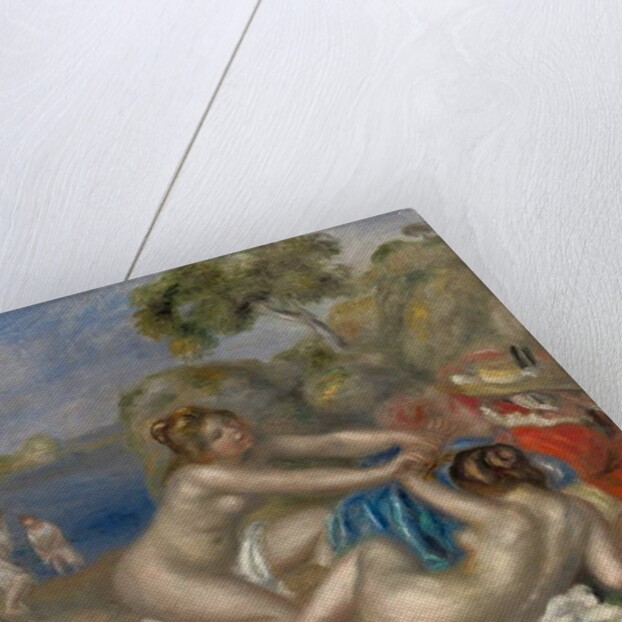 Bathers Playing with a Crab, c.1897 by Pierre Auguste Renoir