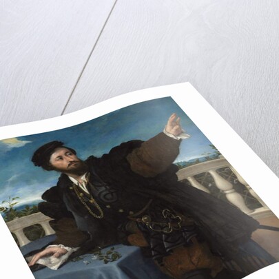 Portrait of a Man, possibly Girolamo Rosati, 1533-34 by Lorenzo Lotto