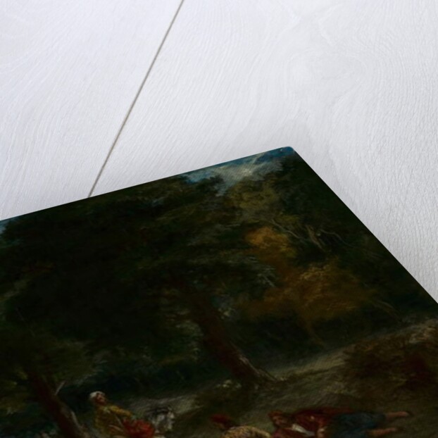 Greek Cavalry Men Resting in Forest, 1858 by Ferdinand Victor Eugene Delacroix