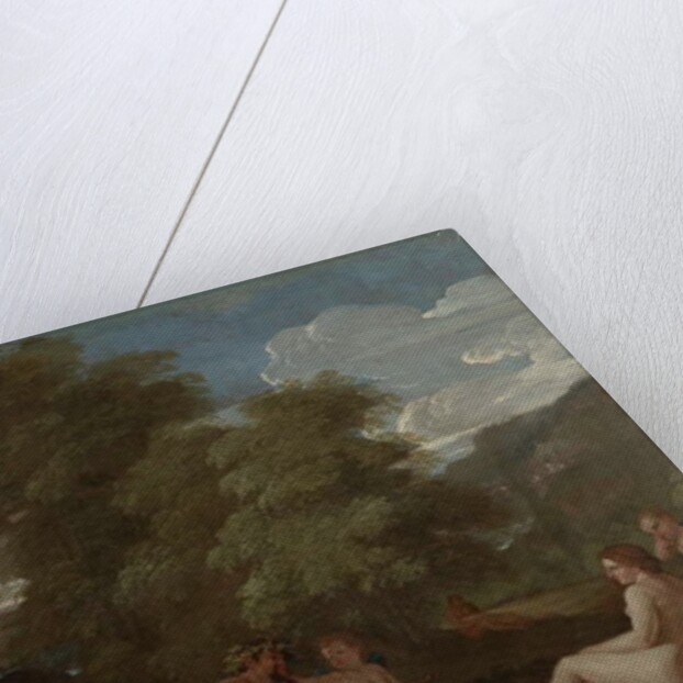 Nymphs and a Satyr, or Amor Vincit Omnia, c.1625-27 by Nicolas Poussin