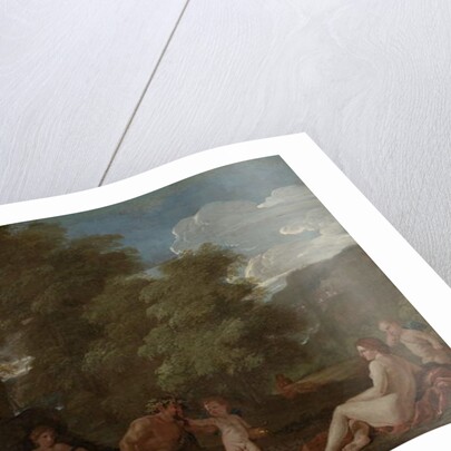 Nymphs and a Satyr, or Amor Vincit Omnia, c.1625-27 by Nicolas Poussin