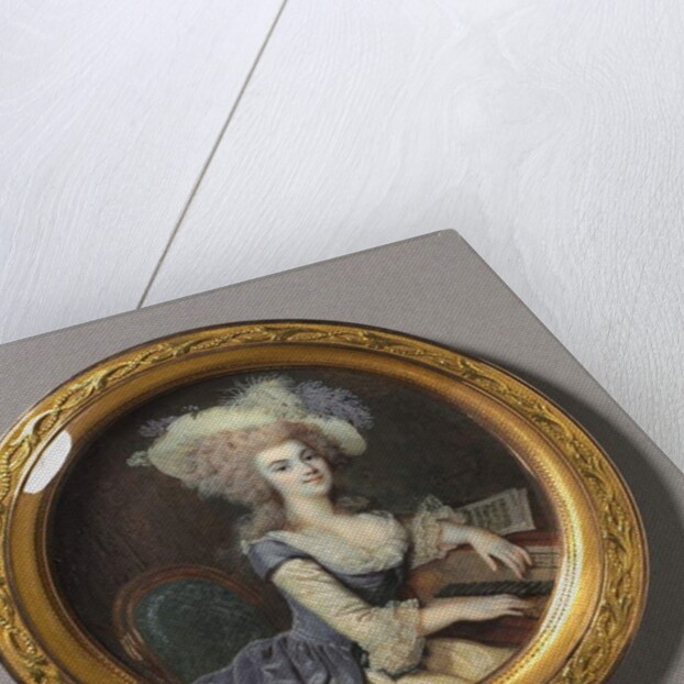 Portrait of a Woman at a Harpsichord, c.1788 by Francois Dumont