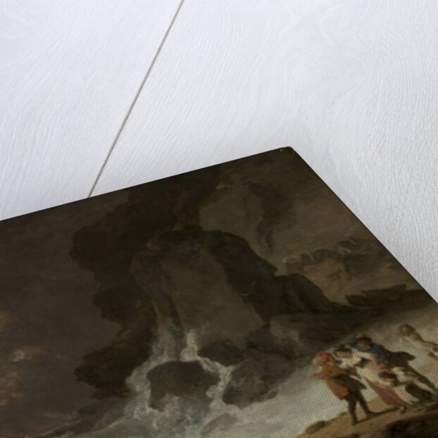 A Storm Behind the Isle of Wight, 1790s by Julius Caesar Ibbetson