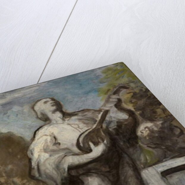 The Troubadour, 1868-1873 by Honore Daumier