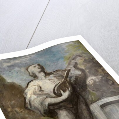 The Troubadour, 1868-1873 by Honore Daumier