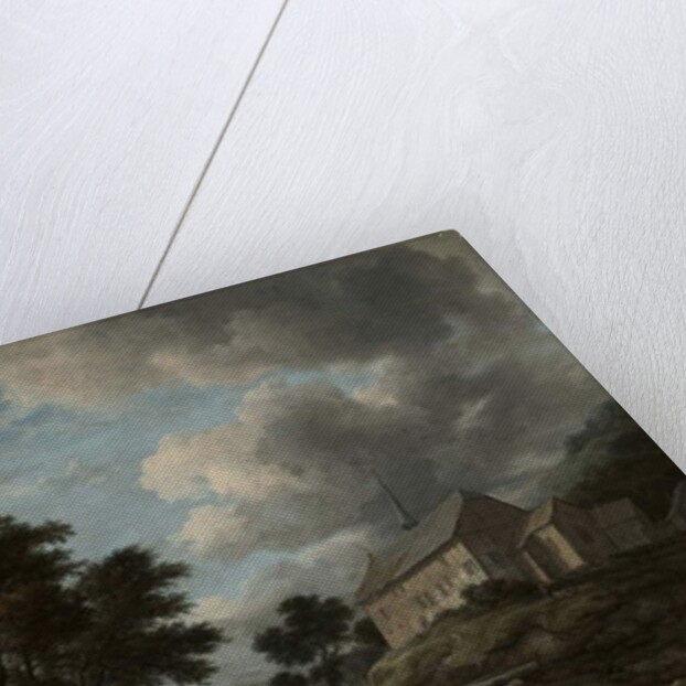 Landscape with a Church by a Torrent, c.1670 by Jacob Isaaksz. or Isaacksz. van Ruisdael