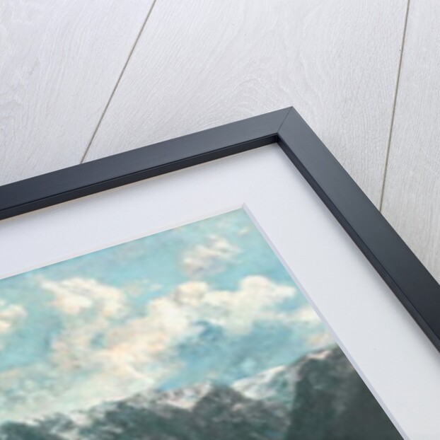 Panoramic View of the Alps, Les Dents du Midi, 1877 by Gustave Courbet