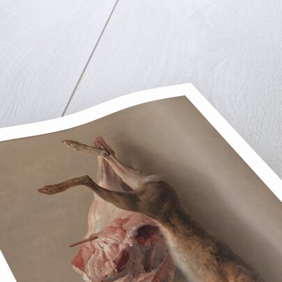 A Hare and a Leg of Lamb, 1742 by Jean-Baptiste Oudry