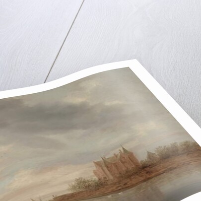 Castle on a River, 1644 by Salomon van Ruisdael or Ruysdael