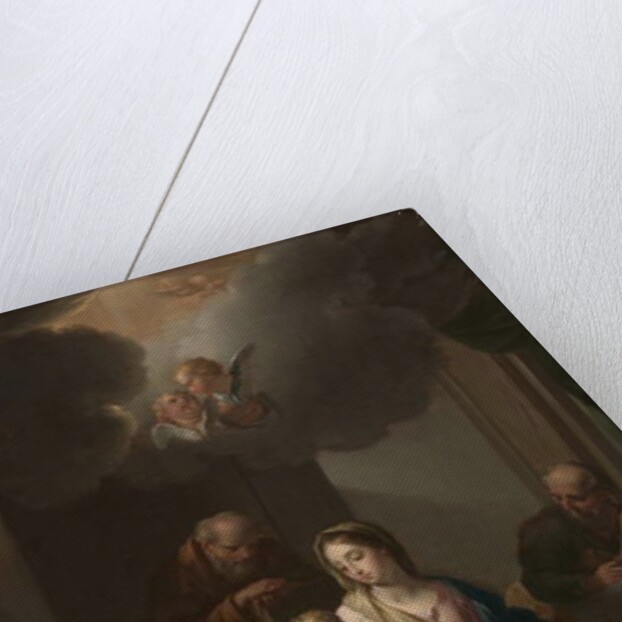 Presentation Sketch for 'The Holy Family with Saints Anne, Joachim, and John the Baptist', c.1729 by Francesco Trevisani