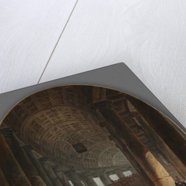 The Colonnade of St. Peter's, Rome, during the Conclave, c.1769 by Hubert Robert