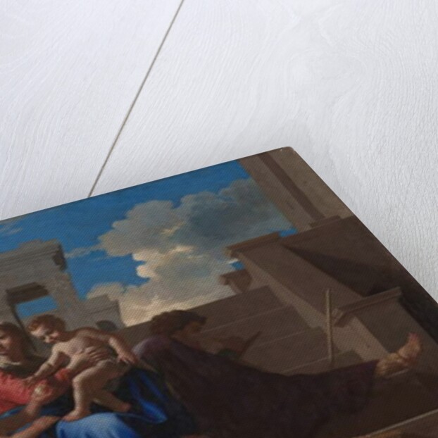 The Holy Family on the Steps, 1648 by Nicolas Poussin