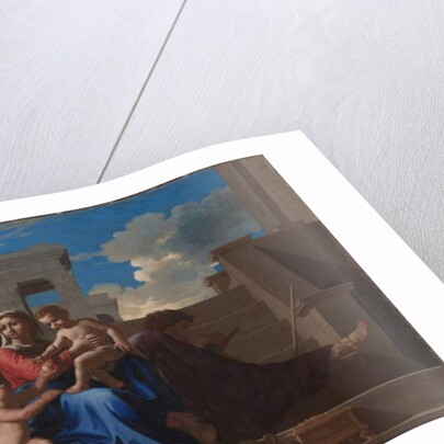 The Holy Family on the Steps, 1648 by Nicolas Poussin