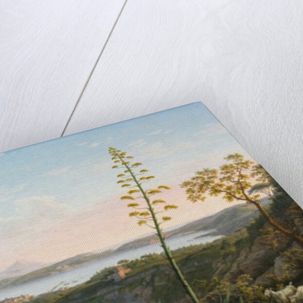 View of the Gulf of Pozzuoli from Solfatara, 1803 by Jacob-Philippe Hackert