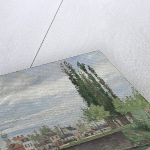 The Lock at Pontoise, 1872 by Camille Pissarro