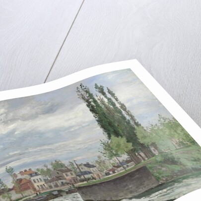 The Lock at Pontoise, 1872 by Camille Pissarro