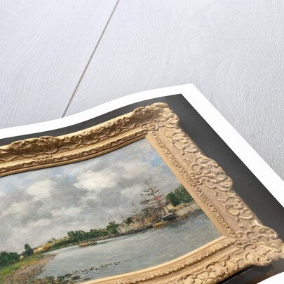 View of the Port of Saint-Valéry-sur-Somme, 1891 by Eugene Louis Boudin