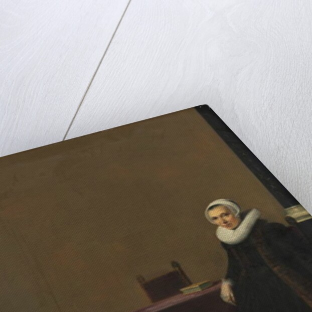 Portrait of a Woman with a Dog, c.1635 by Hendrick Gerritsz Pot