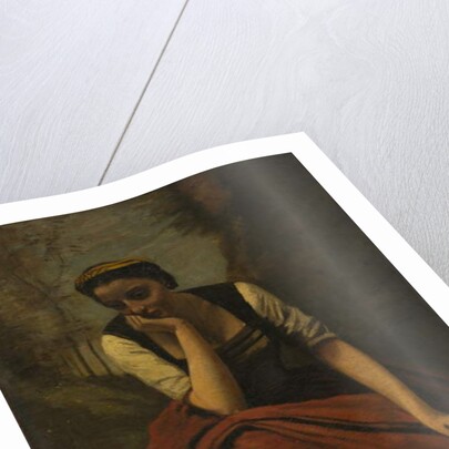 Woman Meditating, c.1870 by Jean Baptiste Camille Corot