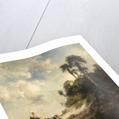 Fort George Island, Florida, 1878 by Thomas Moran