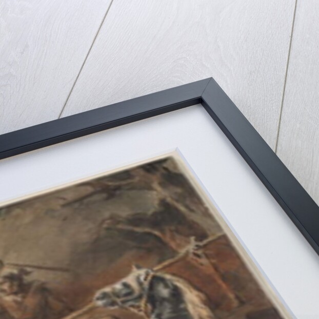 Fighting Horses, c.1820 by Theodore Gericault