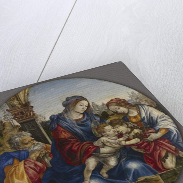 The Holy Family with Saint John the Baptist and Saint Margaret, c.1495 by Filippino Lippi