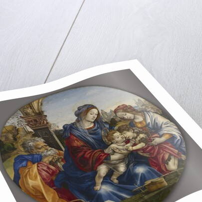 The Holy Family with Saint John the Baptist and Saint Margaret, c.1495 by Filippino Lippi