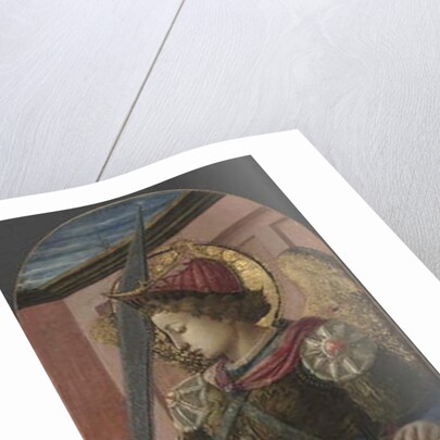 Panel from a Triptych: The Archangel Michael, 1458 by Fra Filippo Lippi