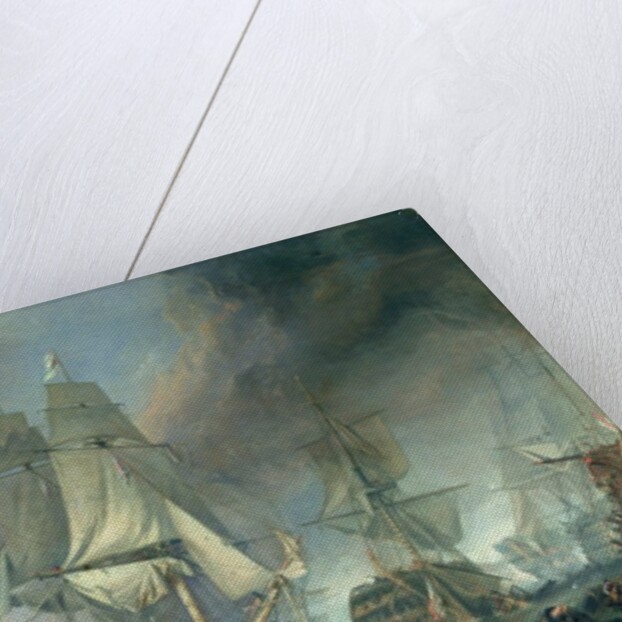 The Battle of Trafalgar, 1805 by William Clarkson Stanfield