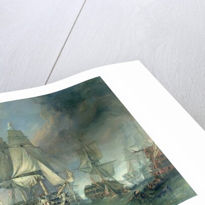 The Battle of Trafalgar, 1805 by William Clarkson Stanfield