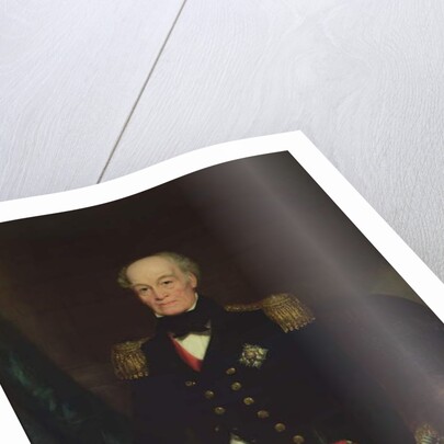 Portrait of Sir Thomas Byam Martin 1852 by Thomas Mackay