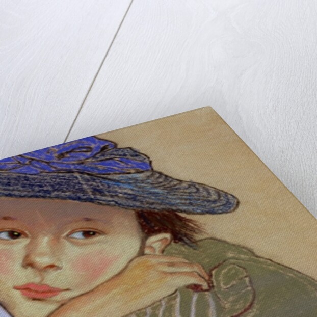 Girl in a Blue Hat, 1895 by Stanislaw Wyspianski