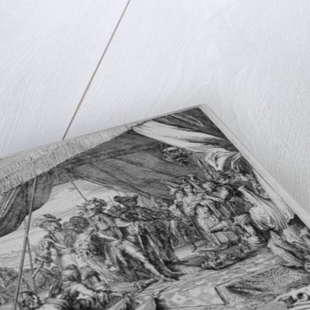 Vienna Print Cycle, Entry of Emperor Leopold into the Tent of the Grand Vizier, 1683 by Romeyn de Hooghe