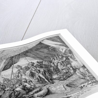 Vienna Print Cycle, Entry of Emperor Leopold into the Tent of the Grand Vizier, 1683 by Romeyn de Hooghe
