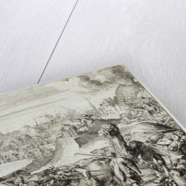 Vienna Print Cycle, Turkish Position in Vienna, 1683 by Romeyn de Hooghe