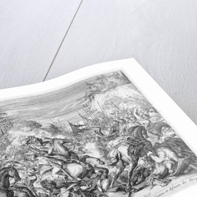 Vienna Print Cycle, Polish Cavalry Beginning Battle in the Vienna forest, 1683 by Romeyn de Hooghe