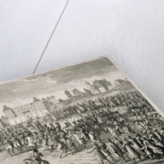 Triumphant entry of the French into Warsaw in 1806 under the command of Grand Duke Berg, 1810 by Pierre Adrien Le Beau