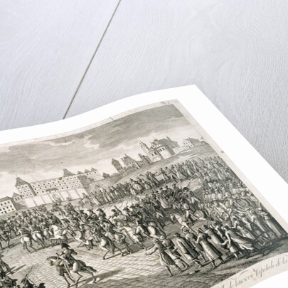 Triumphant entry of the French into Warsaw in 1806 under the command of Grand Duke Berg, 1810 by Pierre Adrien Le Beau