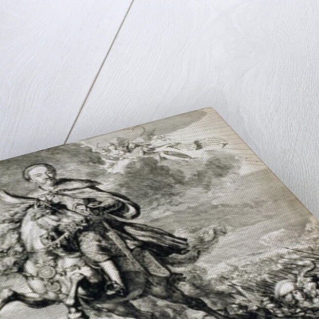 Glorification of John Sobieski III at the battle of Chocim, 1674 by Romeyn de Hooghe