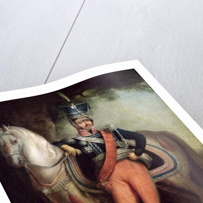 Prince Josef Anton Poniatowski by his horse, c.1800-13 by Polish School
