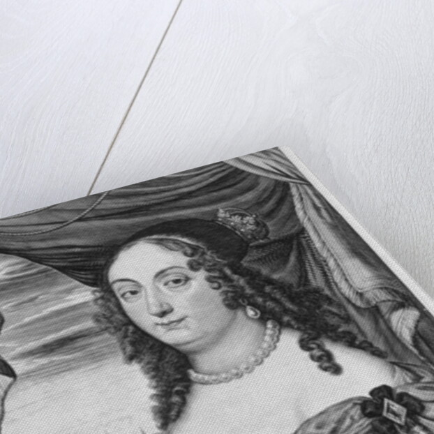 Maria Ludwiga Gonzaga Queen of Poland, 1649 by Willem Hondius