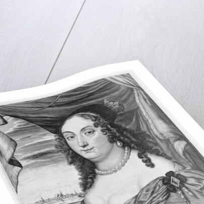 Maria Ludwiga Gonzaga Queen of Poland, 1649 by Willem Hondius