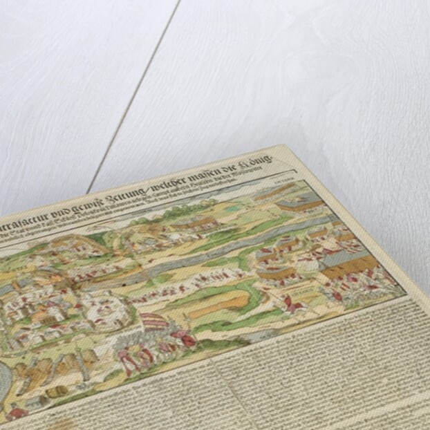 View of the Siege of Polotsk by Stephen Bathory in 1579 by Georg the elder Mack