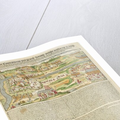 View of the Siege of Polotsk by Stephen Bathory in 1579 by Georg the elder Mack